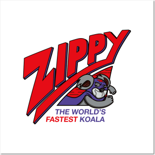 Zippy - The World's Fastest Koala (Light) Posters and Art